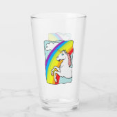 Unicorn Rainbow Glas (Rückseite)