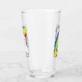 Unicorn Rainbow Glas (Rechts)