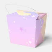 Unicorn Rainbow Glitzer Girl Birthday Party Gefall Geschenkschachtel (Rückseite)