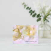 *~* Unicorn Rainbow Holograghic Pastel Beauty AP1 Visitenkarte (Stehend Vorderseite)