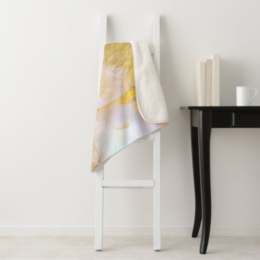 *~* Unicorn Rainbow Holograghic Pastel Gold AP1 Sherpadecke (Beispiel)