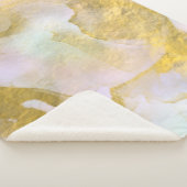 *~* Unicorn Rainbow Holograghic Pastel Gold AP1 Sherpadecke (3/4)