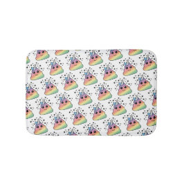 Unicorn Rainbow Kackend Emoji Badematte