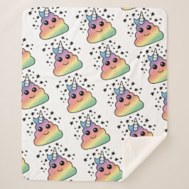 Unicorn Rainbow Kackend Emoji Kawaii Sherpadecke