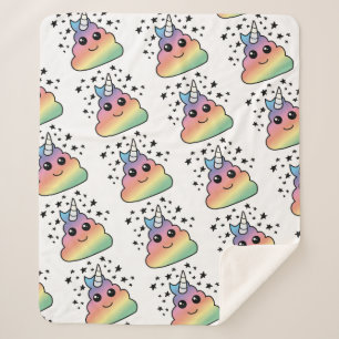 Unicorn Rainbow Kackend Emoji Kawaii Sherpadecke