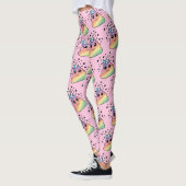 Unicorn Rainbow Kackend Emoji Leggings (Links)