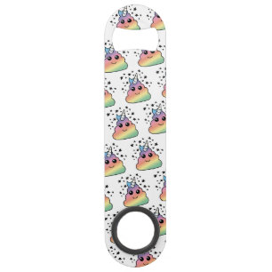 Unicorn Rainbow Kackend Emoji Speed Flaschenöffner