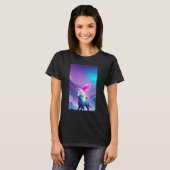 Unicorn Rainbow Magic Fairy Tale Fabulous Tier T-Shirt (Vorne ganz)