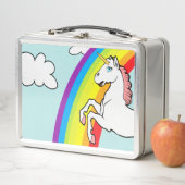 Unicorn Rainbow Metall Brotdose (Beispiel)
