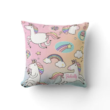 Unicorn Rainbow Monogram Niedlich