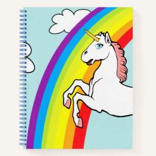 Unicorn Rainbow Notizbuch