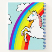 Unicorn Rainbow Notizbuch (Rückseite)
