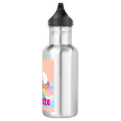 Unicorn & Rainbow, Personalized Water Bottle Edelstahlflasche (Rechts)