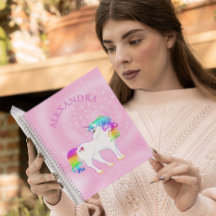 Unicorn Rainbow Pink Niedlich kundenspezifisch