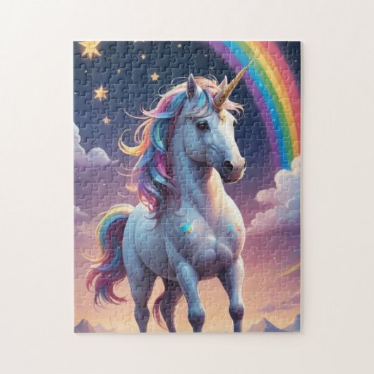 Unicorn & Rainbow Puzzle (Vertikal)