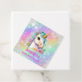 Unicorn Rainbow Sparkle Birthday Geschenkanhänger (Beispiel)