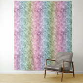 Unicorn Rainbow Sparkle Wandteppich (Beispiel)