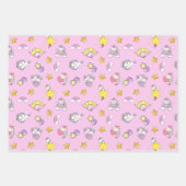 Unicorn Rainbow Star Themed Collection Geschenkpapier Set (Vorderseite 3)