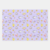 Unicorn Rainbow Star Themed Collection Geschenkpapier Set (Vorderseite)