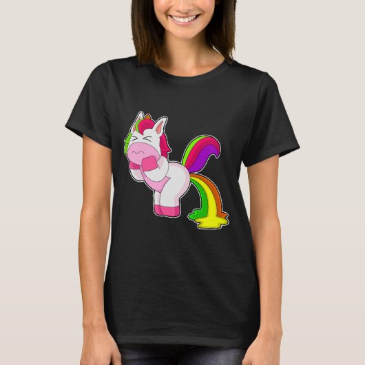 Unicorn Rainbow T-Shirt (Vorderseite)
