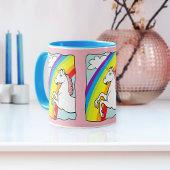 Unicorn Rainbow Tasse