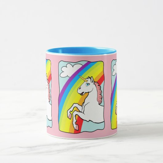 Unicorn Rainbow Tasse (Zentrum)