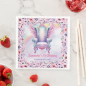 Unicorn Rainbows Birthday Party Feelsesseln Serviette (Beispiel)