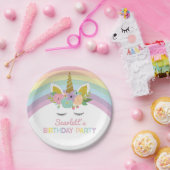 Unicorn Rainbows Birthday Party Paper Teller (Party)