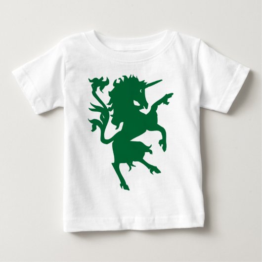 Unicorn Rampant Baby T-shirt (Vorderseite)