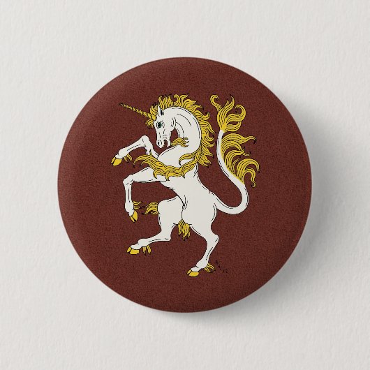 Unicorn Rampant Button (Vorderseite)