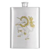 Unicorn Rampant Flachmann (Vorderseite)