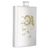 Unicorn Rampant Flachmann (Rechts)