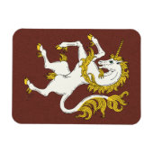 Unicorn Rampant Magnet (Horizontal)