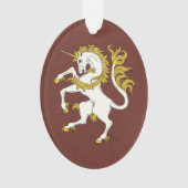 Unicorn Rampant Ornament (Vorderseite)