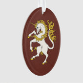 Unicorn Rampant Ornament (Vorderseite)