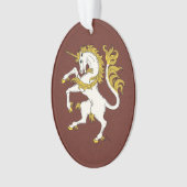 Unicorn Rampant Ornament (Vorderseite)