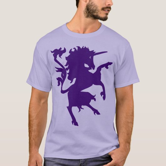 Unicorn Rampant T-Shirt (Vorderseite)