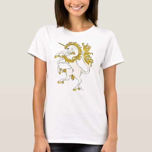 Unicorn Rampant T-Shirt (Vorderseite)