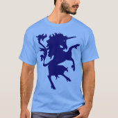 Unicorn Rampant T-Shirt (Vorderseite)