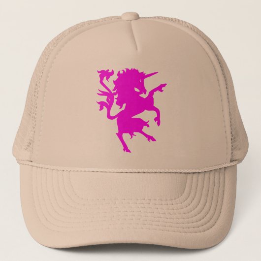 Unicorn Rampant Truckerkappe (Vorderseite)