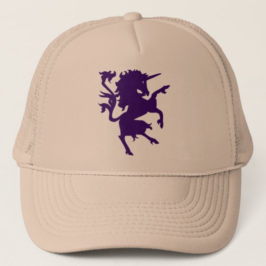 Unicorn Rampant Truckerkappe (Vorderseite)