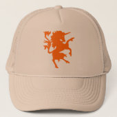 Unicorn Rampant Truckerkappe (Vorderseite)