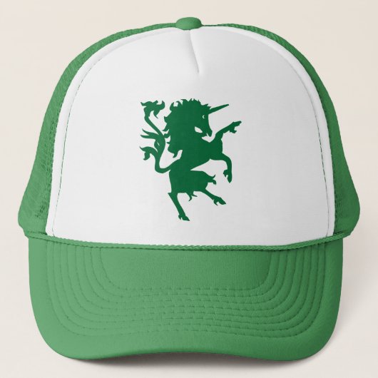 Unicorn Rampant Truckerkappe (Vorderseite)
