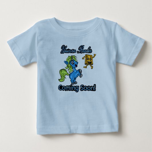 Unicorn Reader - bald kommen! T-Shirt Farbe (Vorderseite)