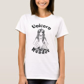 Unicorn Reader Basic Women's T-Shirt - Black Logo (Vorderseite)