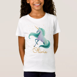 Unicorn Reader Girls’ T - Shirt - Personalisierter