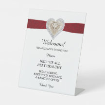 Unicorn Red Lace Wedding Safety