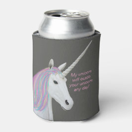 Unicorn Regenbogen Custom Can Cooler Dosenkühler
