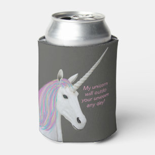 Unicorn Regenbogen Custom Can Cooler Dosenkühler