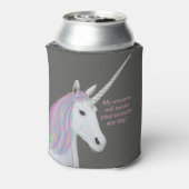 Unicorn Regenbogen Custom Can Cooler Dosenkühler (Kanne Rückseite)